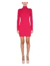 Dsquared2 Woman Short Dress Fuchsia Size L Virgin Wool In Fuchsia