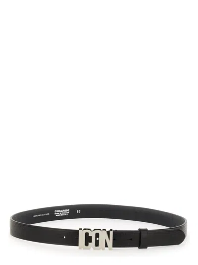 DSQUARED2 WOMEN'S LEATHER BELT