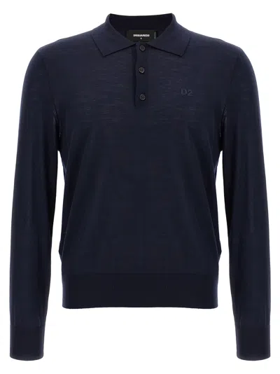 DSQUARED2 DSQUARED2 WOMEN LOGO EMBROIDERY POLO SHIRT