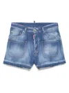 Dsquared2 Medium Wash Baggy Shorts
