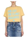 Dsquared2 One Life One Planet T-shirt In Yellow