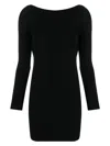 Dsquared2 Dsquared Women Black Viscose Mini Dress In Black