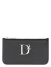 Dsquared2 Pouch With Logo In Black