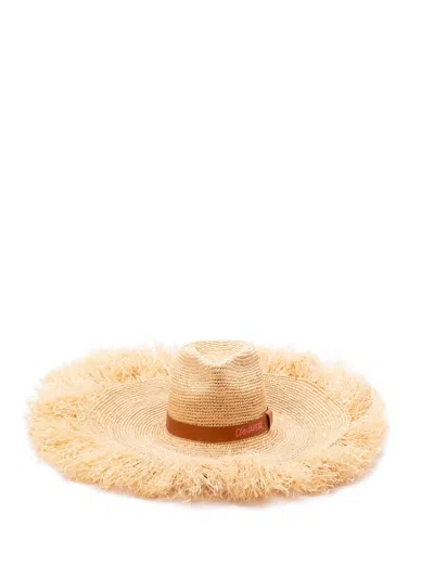 Dsquared2 Women Raffia Hat In Multicolor