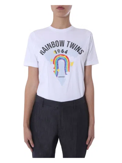 DSQUARED2 WOMEN'S ROUND NECK T SHIRT