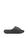 Dsquared2 Logo Embossed Slip-on Slides In Black