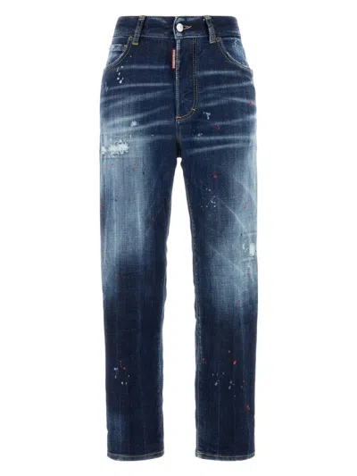 DSQUARED2 WOMEN'S STRETCH DENIM BOSTON JEANS
