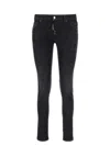 Dsquared2 Dsquared Woman Black Stretch Denim Jennifer Jeans