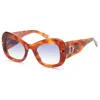 Dsquared2 Women's 54mm Beige Havana Sunglasses In Brown