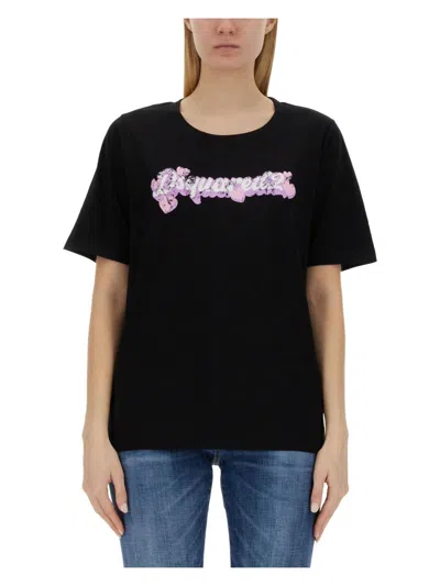 DSQUARED2 WOMEN'S T SHIRT WITH LOGO