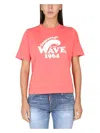 Dsquared2 Dsquared Women T-shirt With Logo In Pink