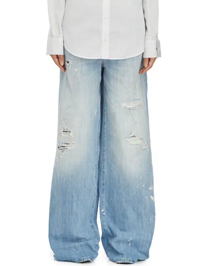 Dsquared2 Traveler Denim Pants In Light Blue