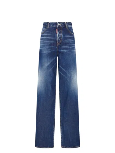Dsquared2 Pantalone 5 Tasche In Blue