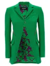 Dsquared2 Tulle Insert Blazer Jacket Blazer And Suits Green