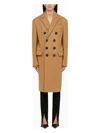 Dsquared2 Camel Wool Blend Oversize Deana Coat