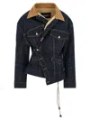 Dsquared2 'wrap Over' Jacket In Blue