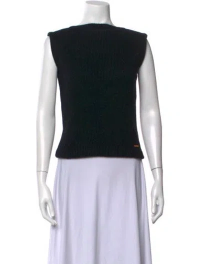 Pre-owned Dsquared2 Wool Bateau Neckline Sweater In Black