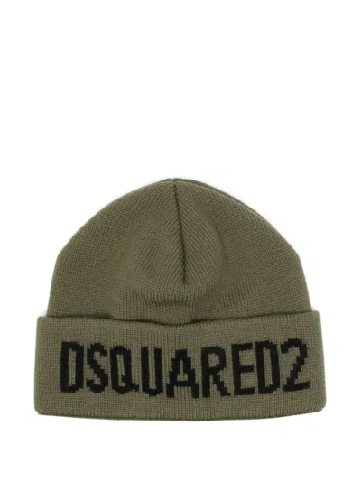 DSQUARED2 WOOL BEANIE HAT