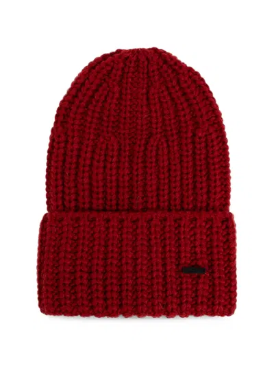 DSQUARED2 WOOL BEANIE WITH PATCH