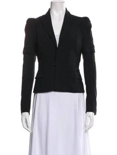 Pre-owned Dsquared2 Wool Blazer In Black