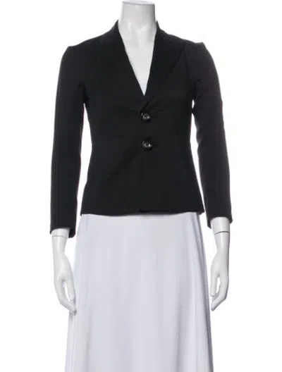 Pre-owned Dsquared2 Wool Blazer In Black
