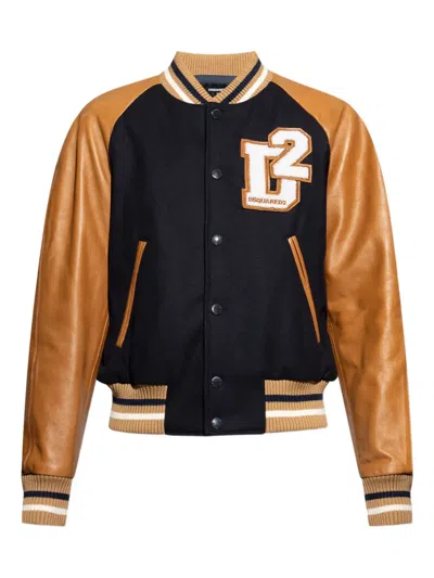 DSQUARED2 WOOL-BLEND BOMBER JACKET