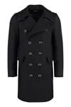 Dsquared2 Wool Blend Double-breasted Coat