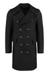 DSQUARED2 DSQUARED2 WOOL BLEND DOUBLE-BREASTED COAT