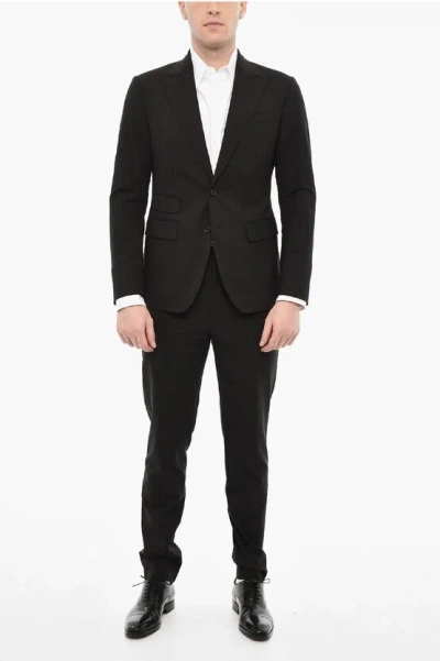 Dsquared2 Casablanca Viscose Blend Suit In Black
