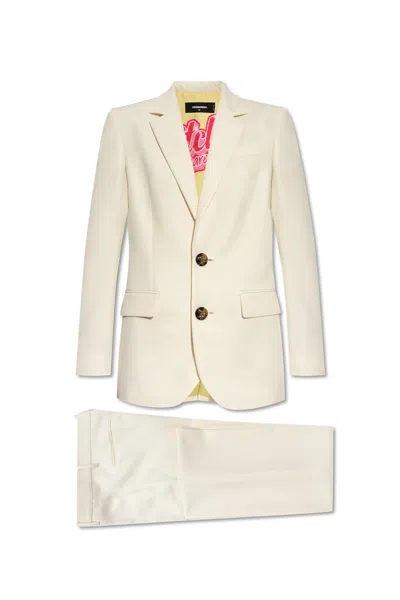 Dsquared2 Manhattan Suit In White