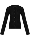 Dsquared2 Wool Cardigan In Black