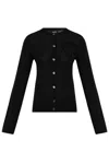Dsquared2 Wool Cardigan In Black