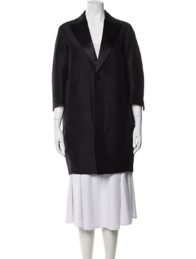 Pre-owned Dsquared2 Wool Coat In Black