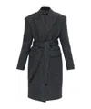 Dsquared2 Wool Coat In Gray