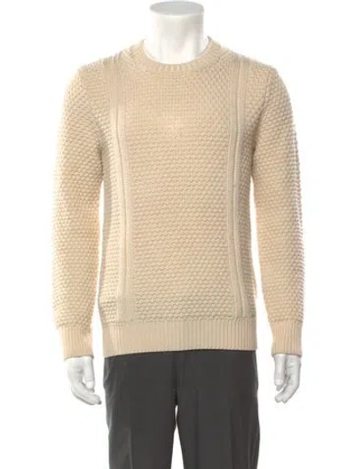 Pre-owned Dsquared2 Wool Crew Neck Pullover In Neutrals