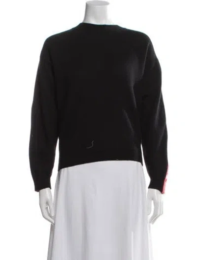Pre-owned Dsquared2 Wool Crew Neck Sweater In Black