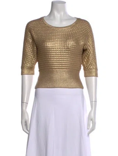 Pre-owned Dsquared2 Wool Crew Neck Sweater W/ Tags In Neutrals