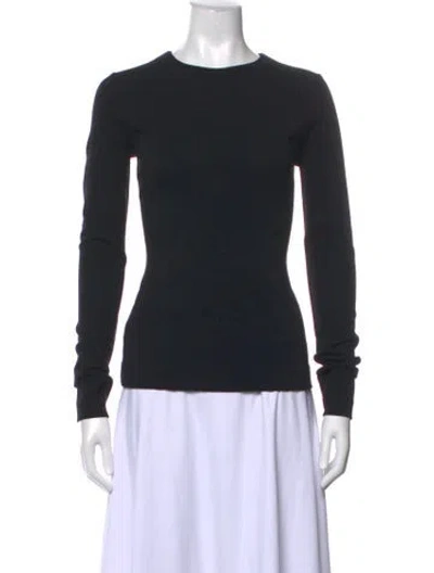 Pre-owned Dsquared2 Wool Crew Neck Top In Black