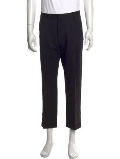 Pre-owned Dsquared2 Wool Dress Pants In Black