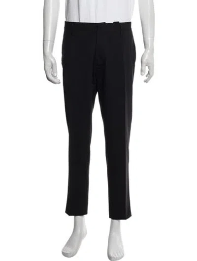 Pre-owned Dsquared2 Wool Dress Pants In Black