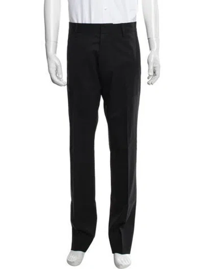 Pre-owned Dsquared2 Wool Dress Pants In Black