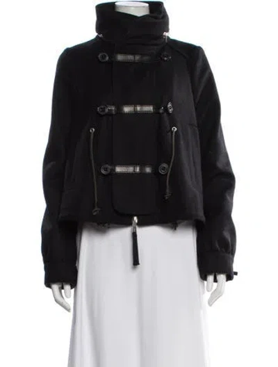 Pre-owned Dsquared2 Wool Jacket In Black