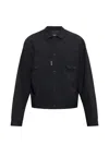 Dsquared2 Wool Jacket In Black