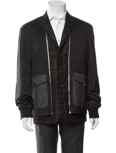 Pre-owned Dsquared2 Wool Jacket In Gray