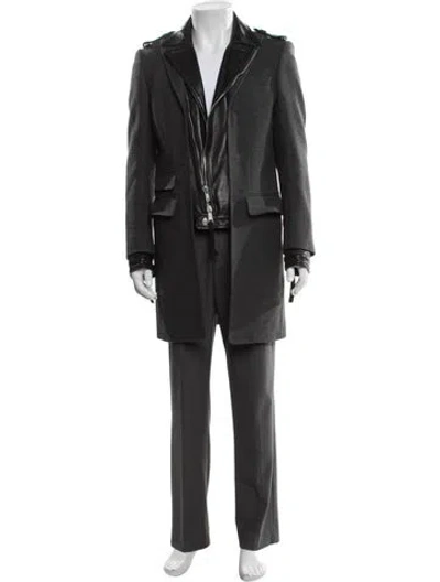 Pre-owned Dsquared2 Wool Jacket In Gray