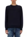 Dsquared2 Dsquared Men Wool Jersey. In Blue
