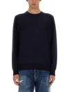 Dsquared2 Dsquared Men Wool Jersey. In Blue