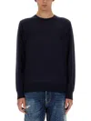 Dsquared2 Dsquared Men Wool Jersey. In Blue
