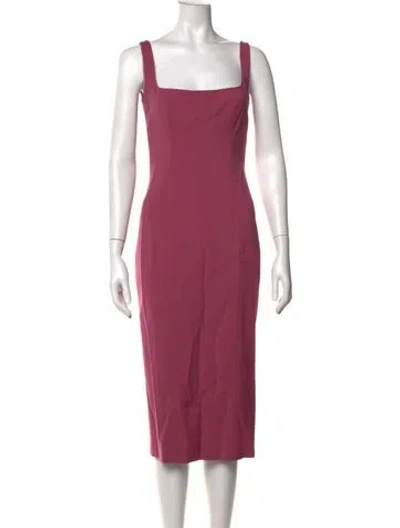 Pre-owned Dsquared2 Wool Knee-length Dress In Pink