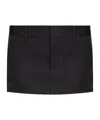 Dsquared2 Wool Mini Skirt In Black